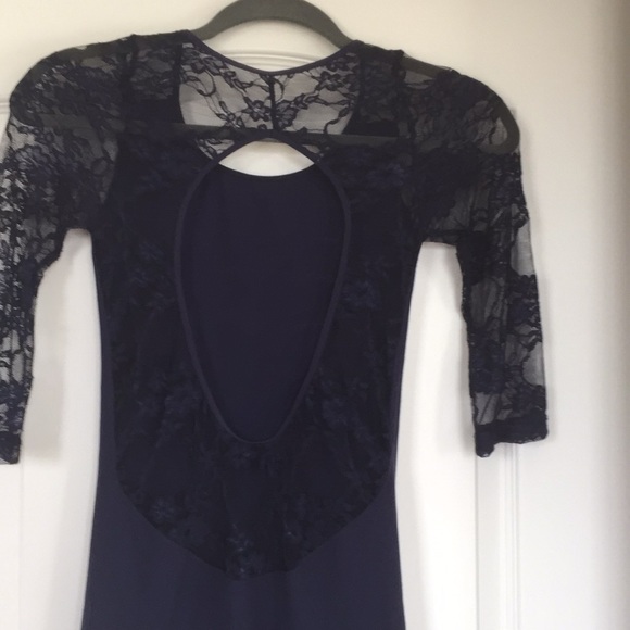 Free People Bodycon XS/S NAVY - Picture 3 of 7